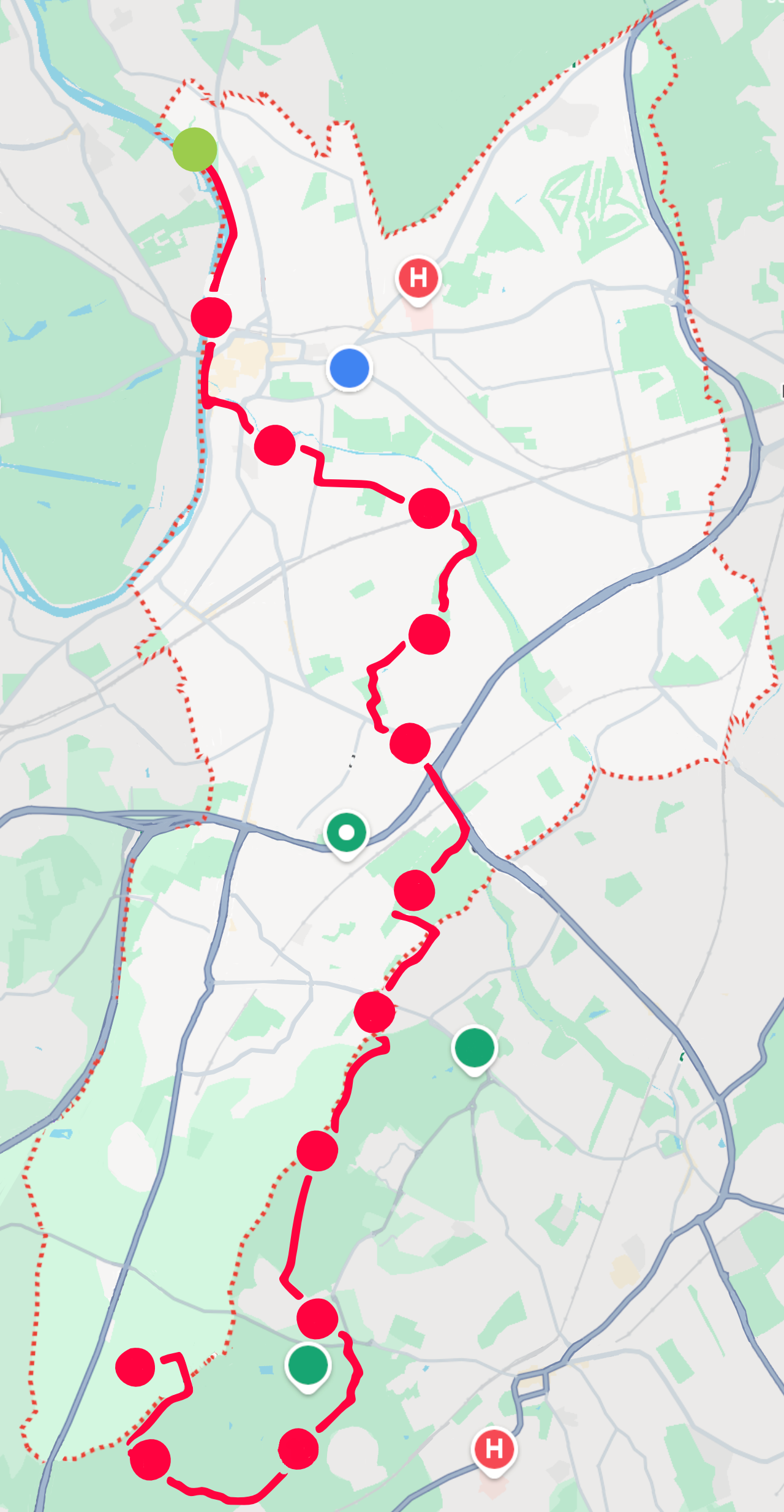 Map top